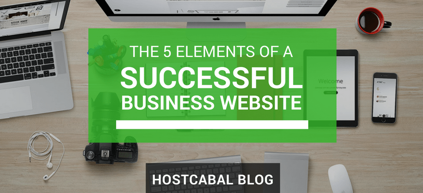 5 elements of a successful business website